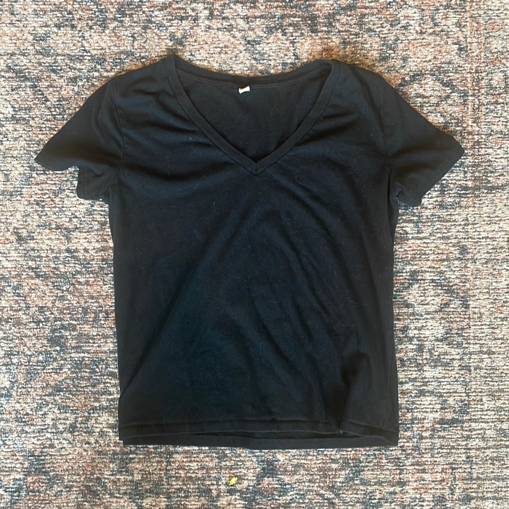 BP Black V Neck Tee